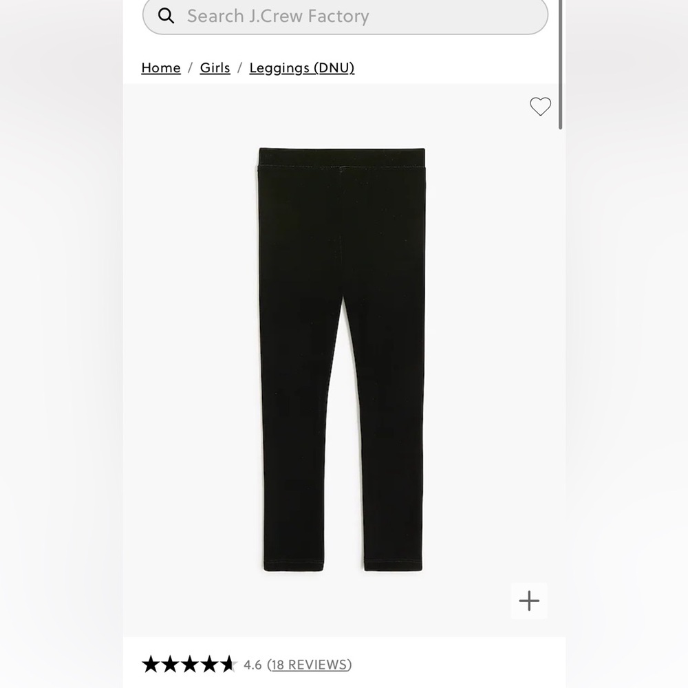 Toddler Velvet Leggings